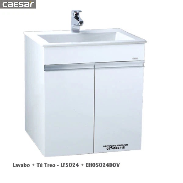 Lavabo + Tủ Treo CAESAR - LF5017+EH05017AV