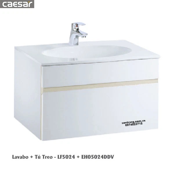 Lavabo + Tủ Treo CAESAR - LF5024+EH05024DDV