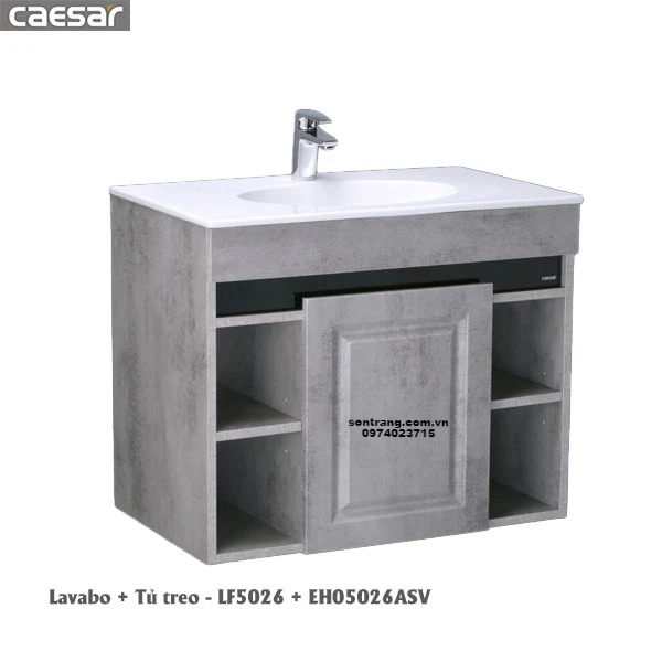 Lavabo + Tủ treo CAESAR - LF5026+EH05026ASV
