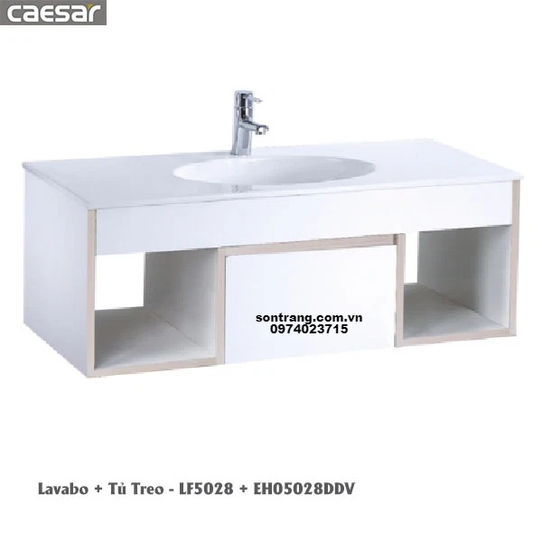Lavabo + Tủ Treo CAESAR - LF5028+EH05028DDV