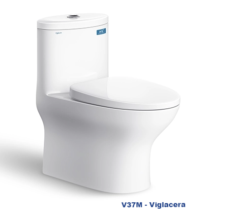 CopyBàn cầu một khối Viglacera V37M