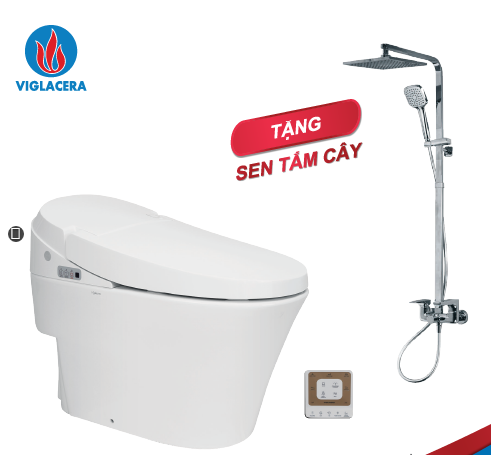 Bàn cầu thông minh Viglacera V-SMART V91