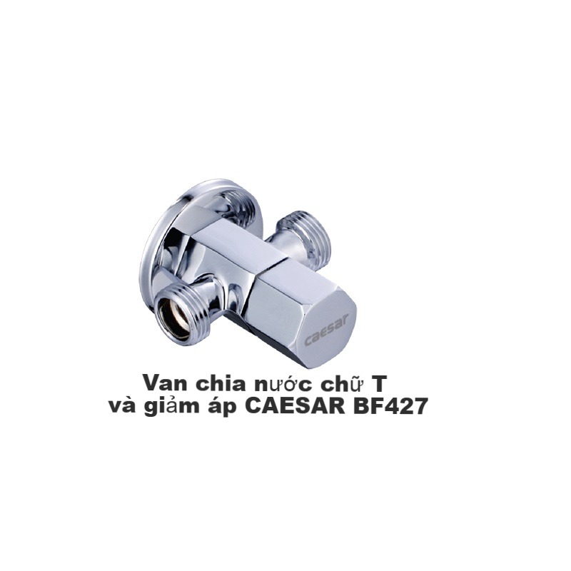 Van chia nước chữ T và giảm áp CAESAR BF427