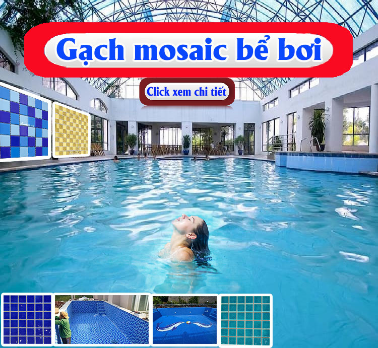 Gạch mosaic bể bơi