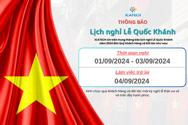 THÔNG BÁO Lịch nghỉ Lễ Quốc Khánh 2024