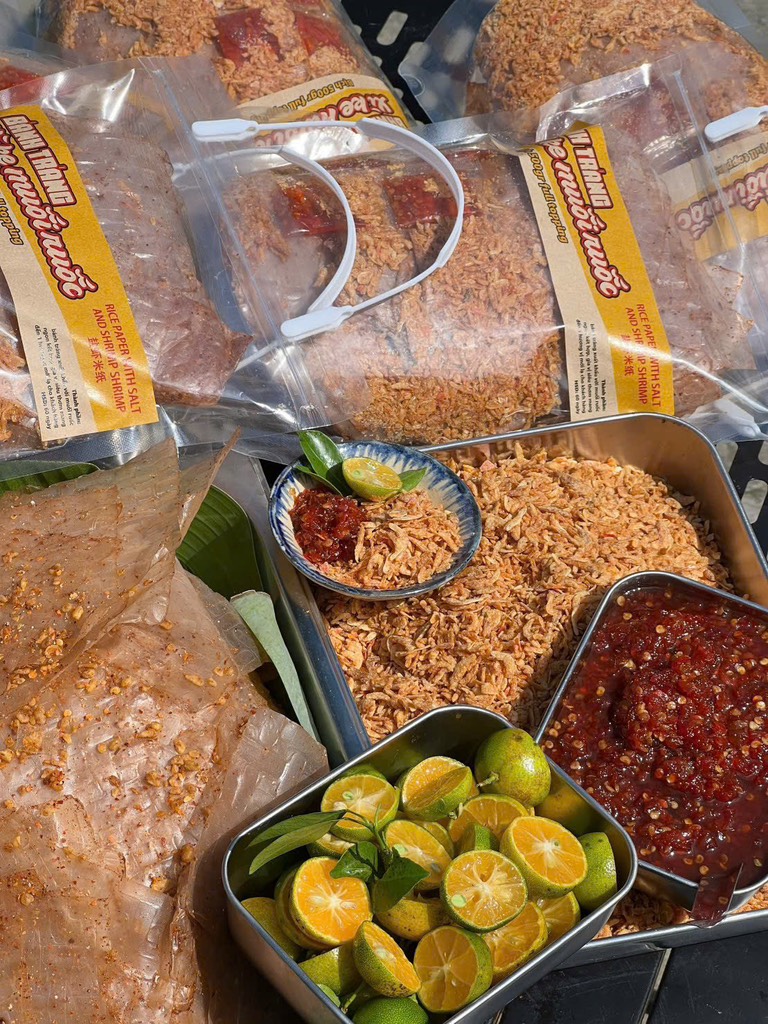 BÁNH TRÁNG TÉP GIÒN HÀNH PHI