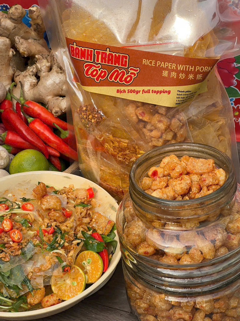 BÁNH TRÁNG TÓP MỠ MUỐI HÀNH PHI (HỦ 300G)