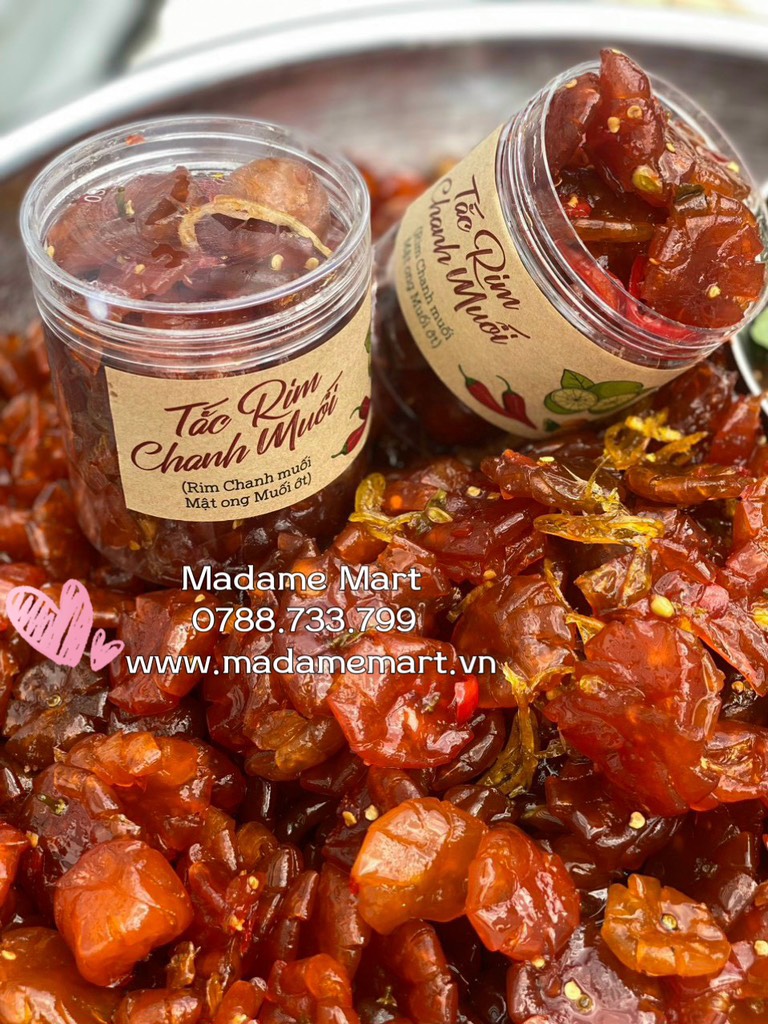 TẮC RIM CHANH MUỐI (HỦ 500G)