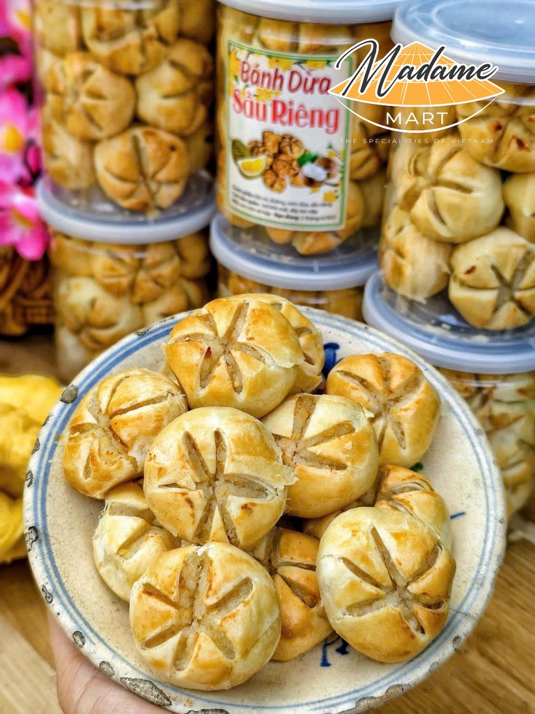 BÁNH DỪA NƯỚNG SẦU RIÊNG ĐỒNG TIỀN