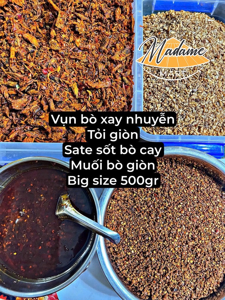 BÁNH TRÁNG SATE BÒ XAY