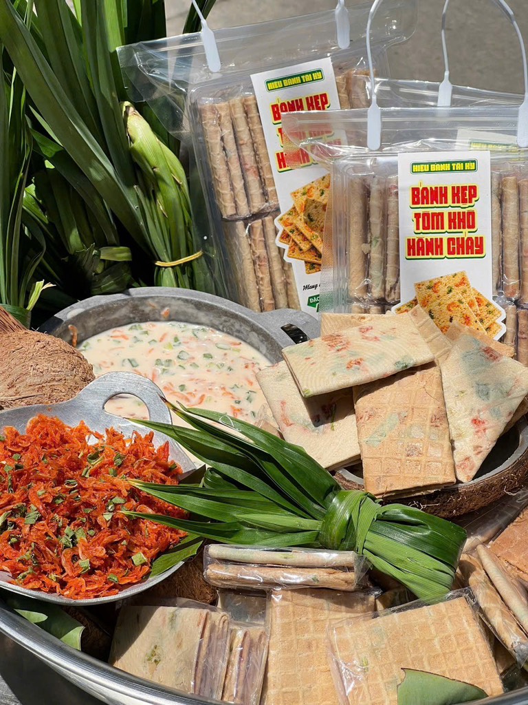 BÁNH KẸP TÔM KHÔ