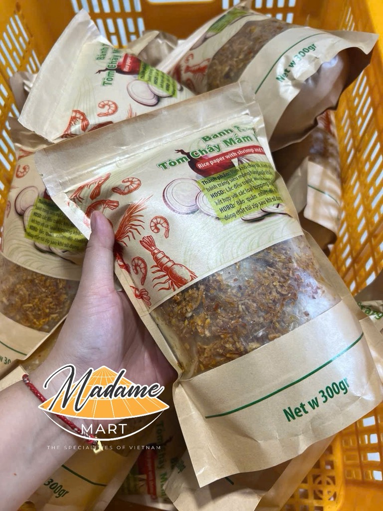 BÁNH TRÁNG TÔM CHÁY MẮM KẸO