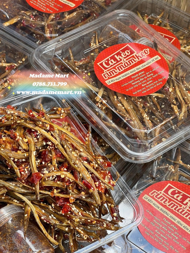 KHÔ CÁ KÈO RIM MẮM KẸO (Hộp 400G)