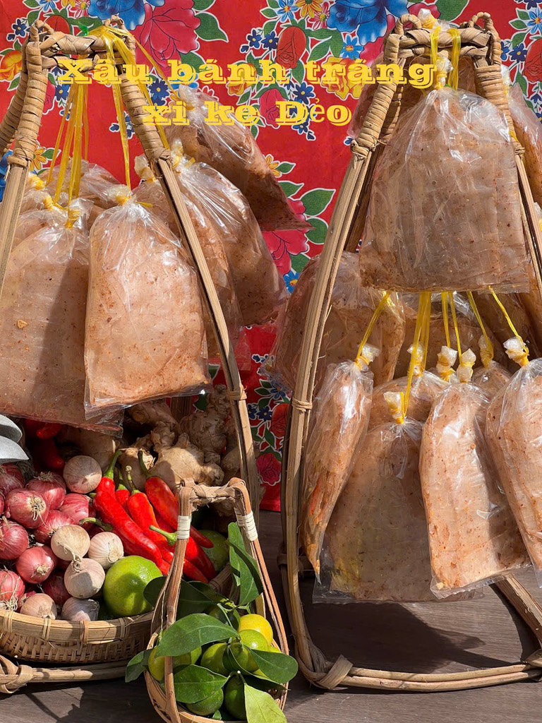 BÁNH TRÁNG SATE MUỐI TỎI (SET 10 BỊCH)