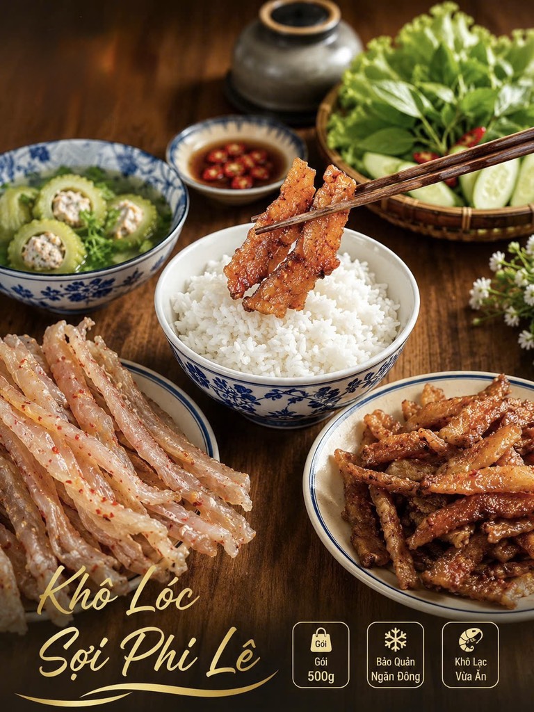 KHÔ LÓC SỢI PHI LÊ