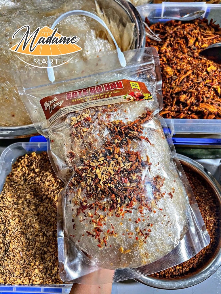 BÁNH TRÁNG SATE BÒ XAY