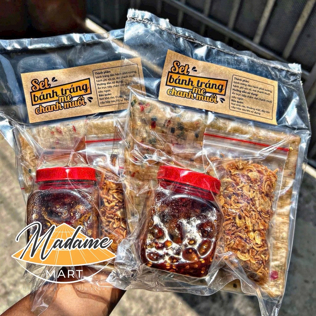 SET BÁNH TRÁNG SỐT ME CHANH MUỐI