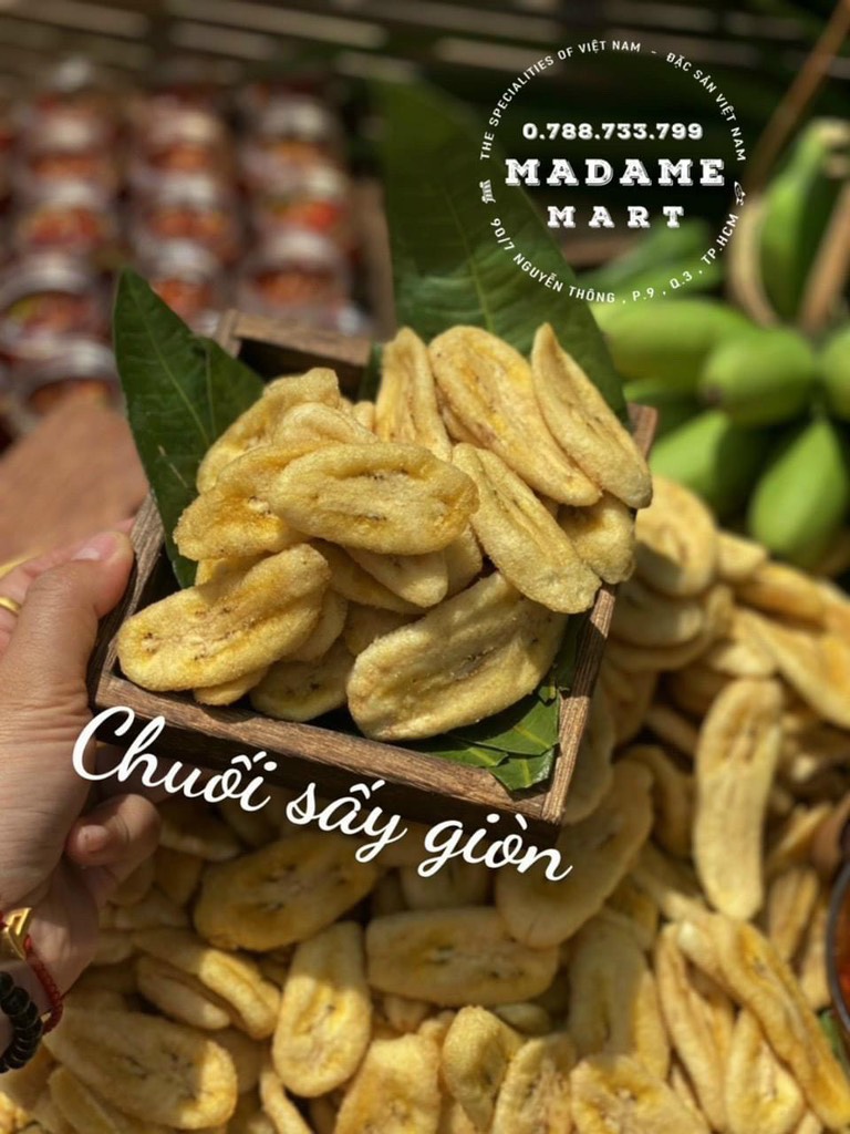 CHUỐI XIÊM SẤY GIÒN (Túi 500G)