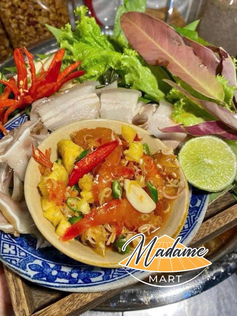 MẮM TÔM CHUA KHÓM TẮC (Hủ 700G)