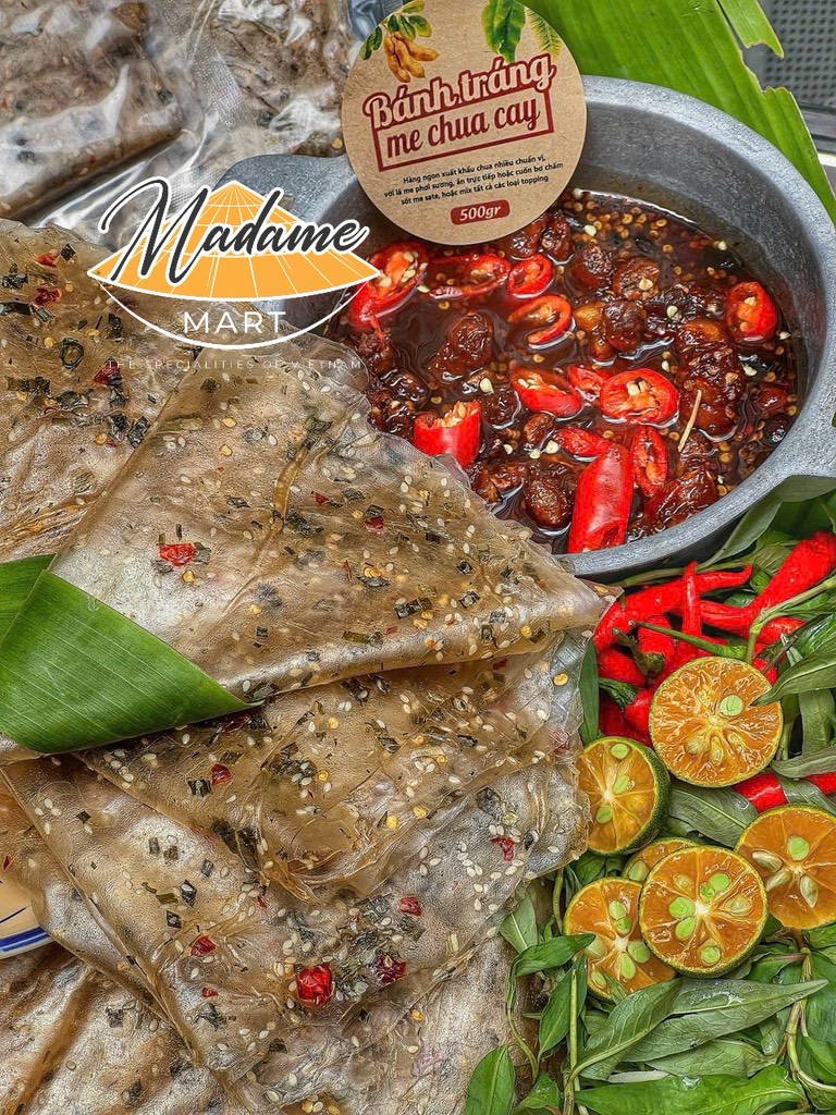 BÁNH TRÁNG DẺO ME CAY XẤP