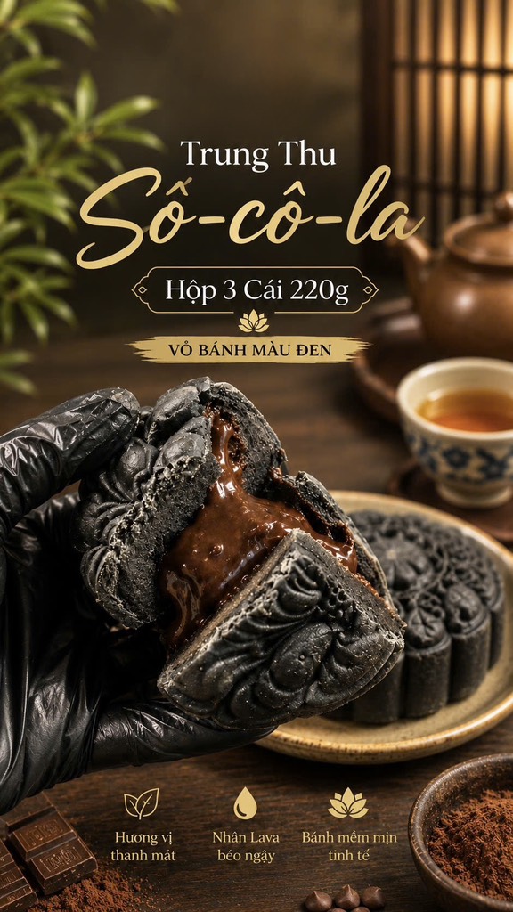 TRUNG THU SOCOLA TIRAMISU CHẢY (cái 220-250gr)