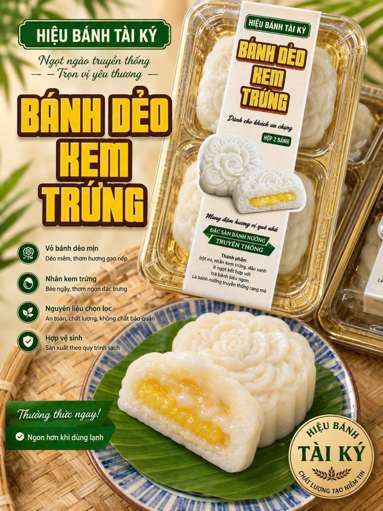 BÁNH DẺO KEM TRỨNG