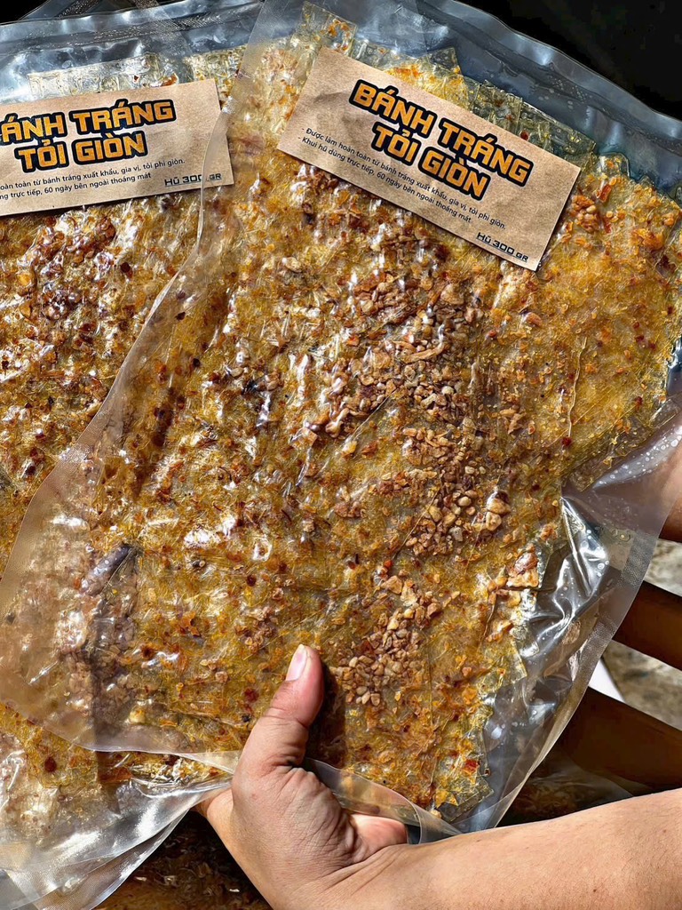 BÁNH TRÁNG TỎI GIÒN
