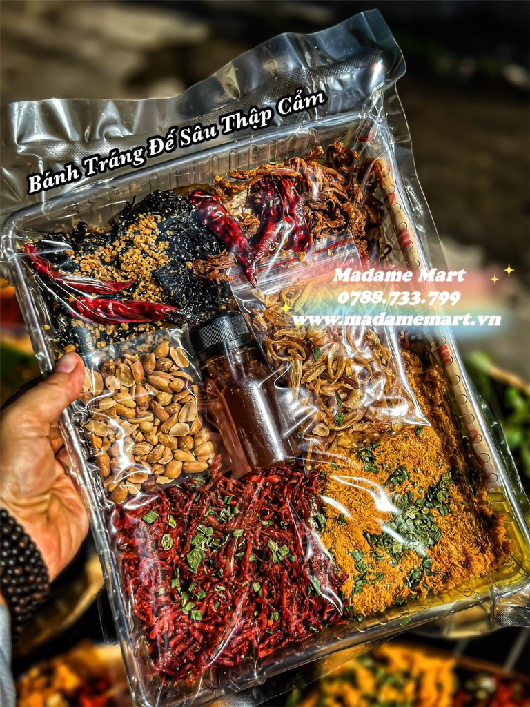 SET BÁNH TRÁNG ĐẾ SÂU THẬP CẨM (Set 460G)