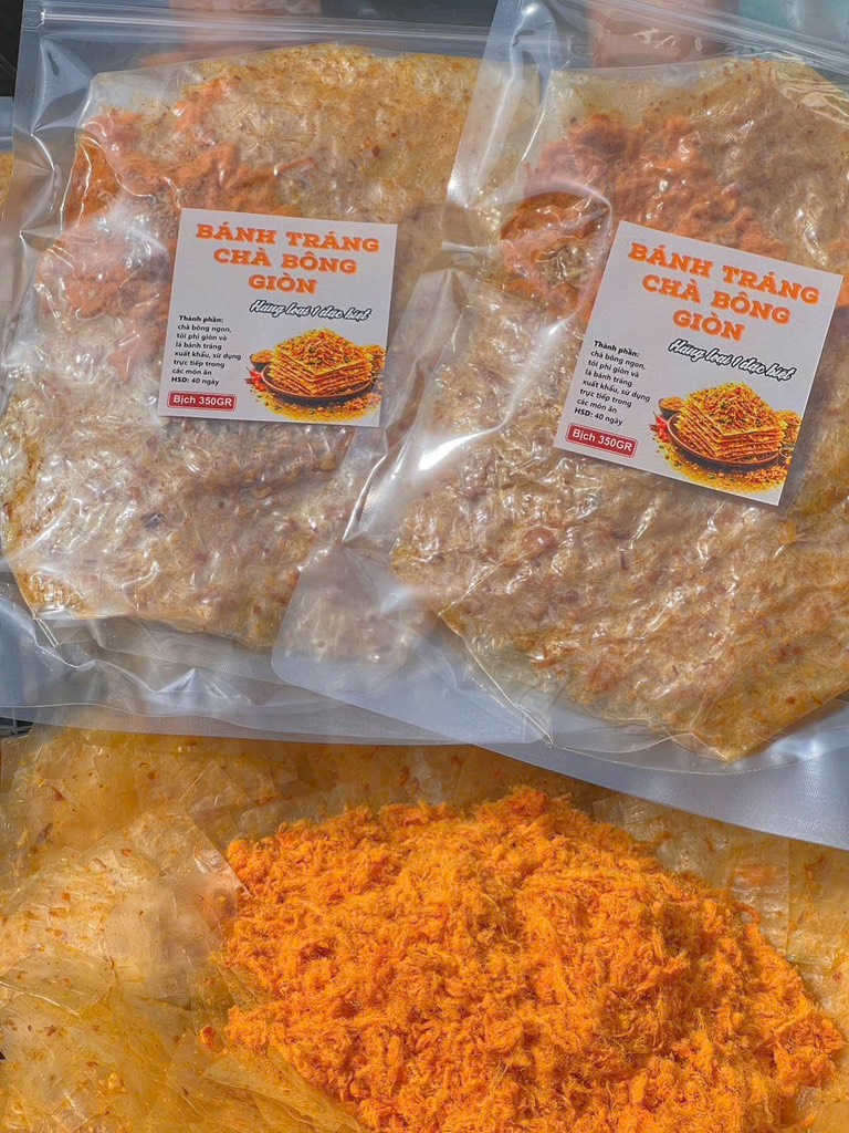 BÁNH TRÁNG CHÀ BÔNG XÙ TỎI