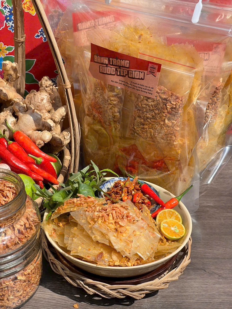 BÁNH TRÁNG RUỐC TÉP GIÒN (Big Size)