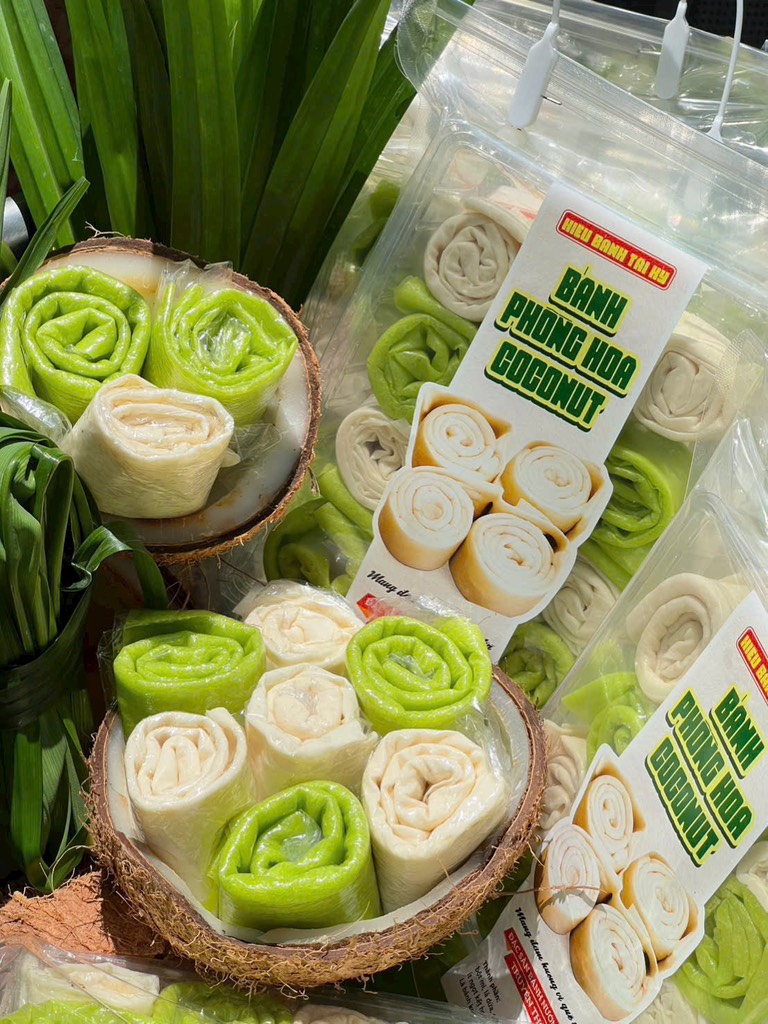 BÁNH PHỒNG HOA COCONUT