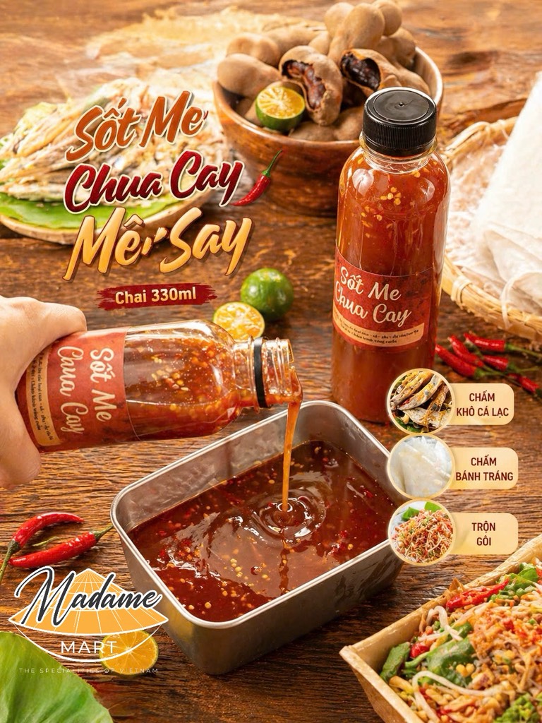 SỐT ME CHUA CAY