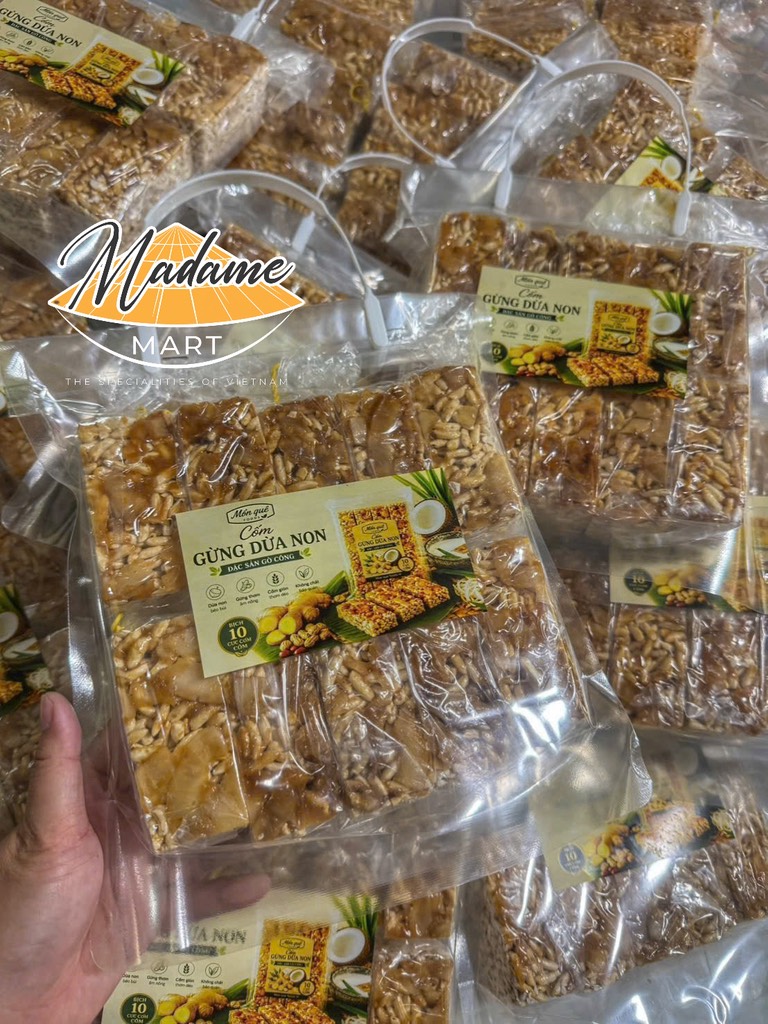 CỐM GỪNG DỪA NON