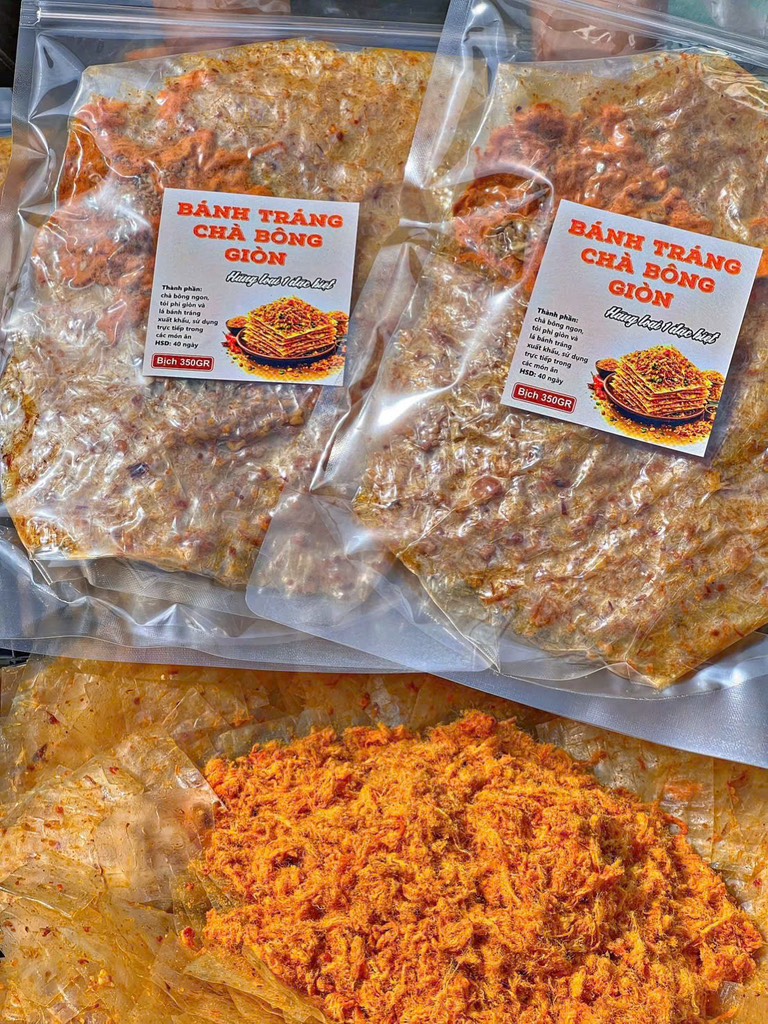 BÁNH TRÁNG CHÀ BÔNG XÙ TỎI