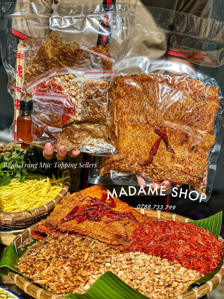 BÁNH TRÁNG MỰC TOPPING SELLERS