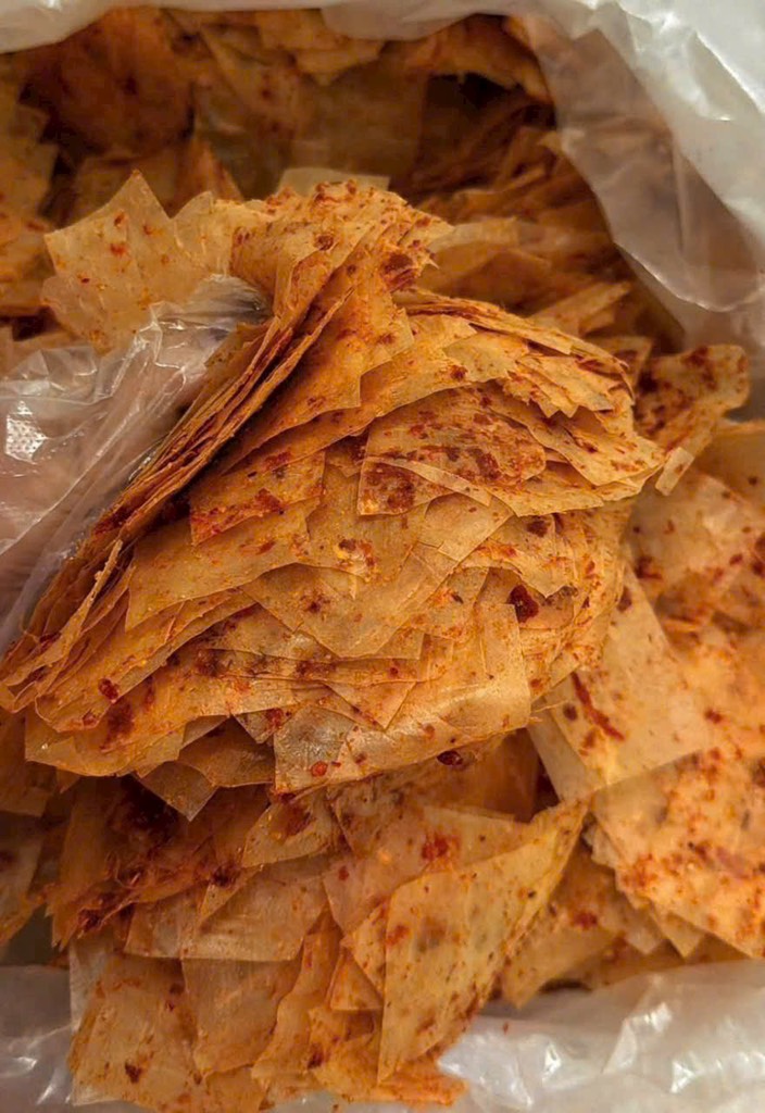BÁNH TRÁNG BÒ TỎI CHUA CAY