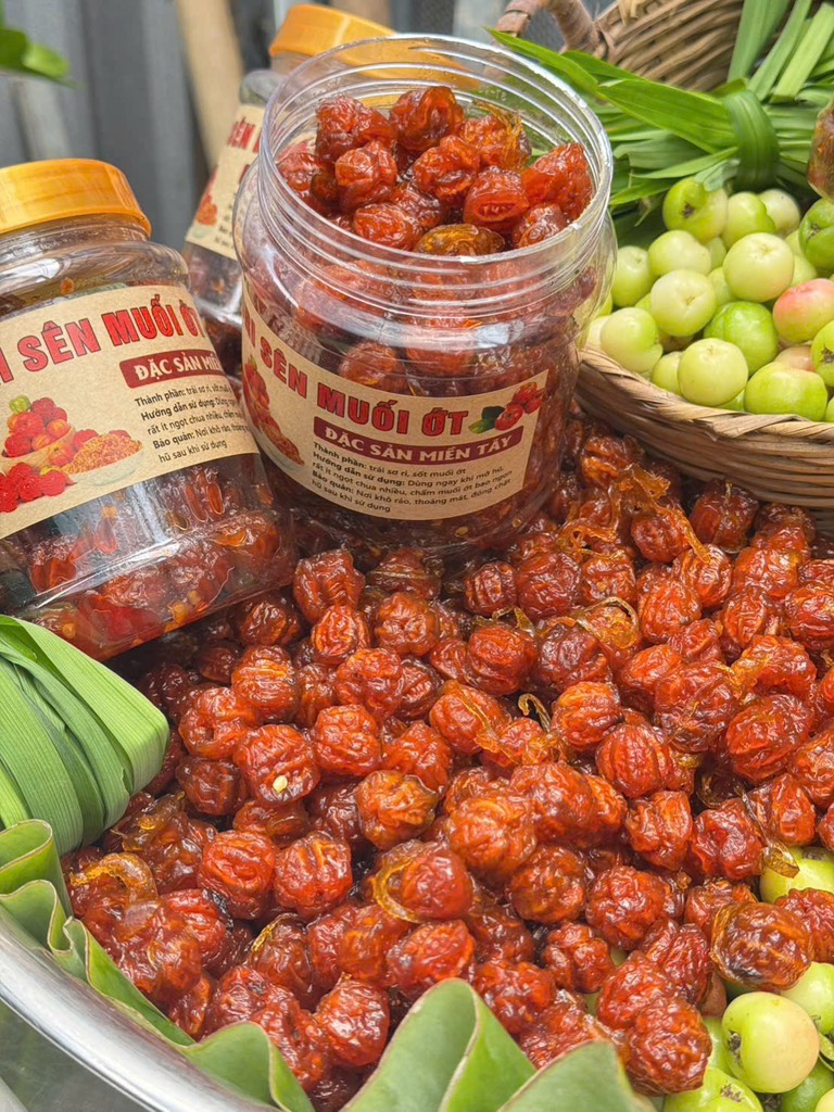 MỨT SƠRI SÊN MUỐI ỚT