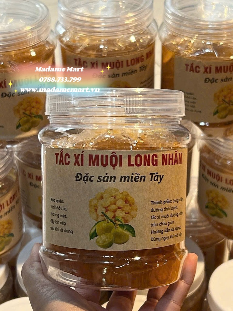 TẮC XÍ MUỘI LONG NHÃN (Hũ 700G)