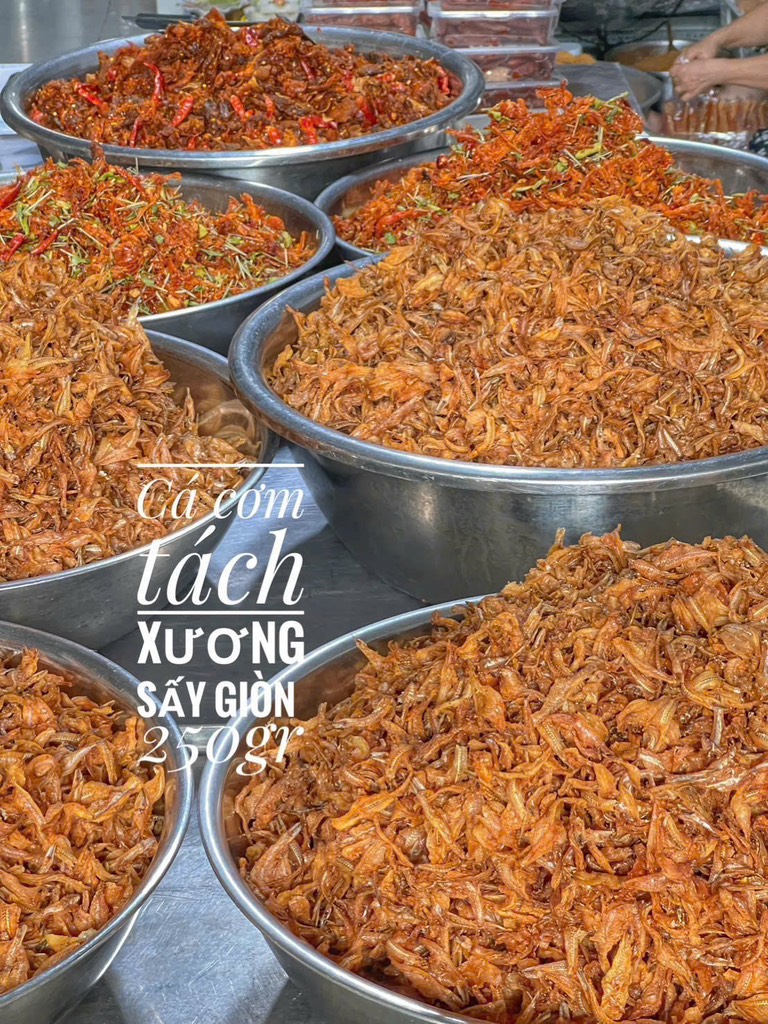 CÁ CƠM RÚT XƯƠNG SẤY GIÒN (Hũ 300G)