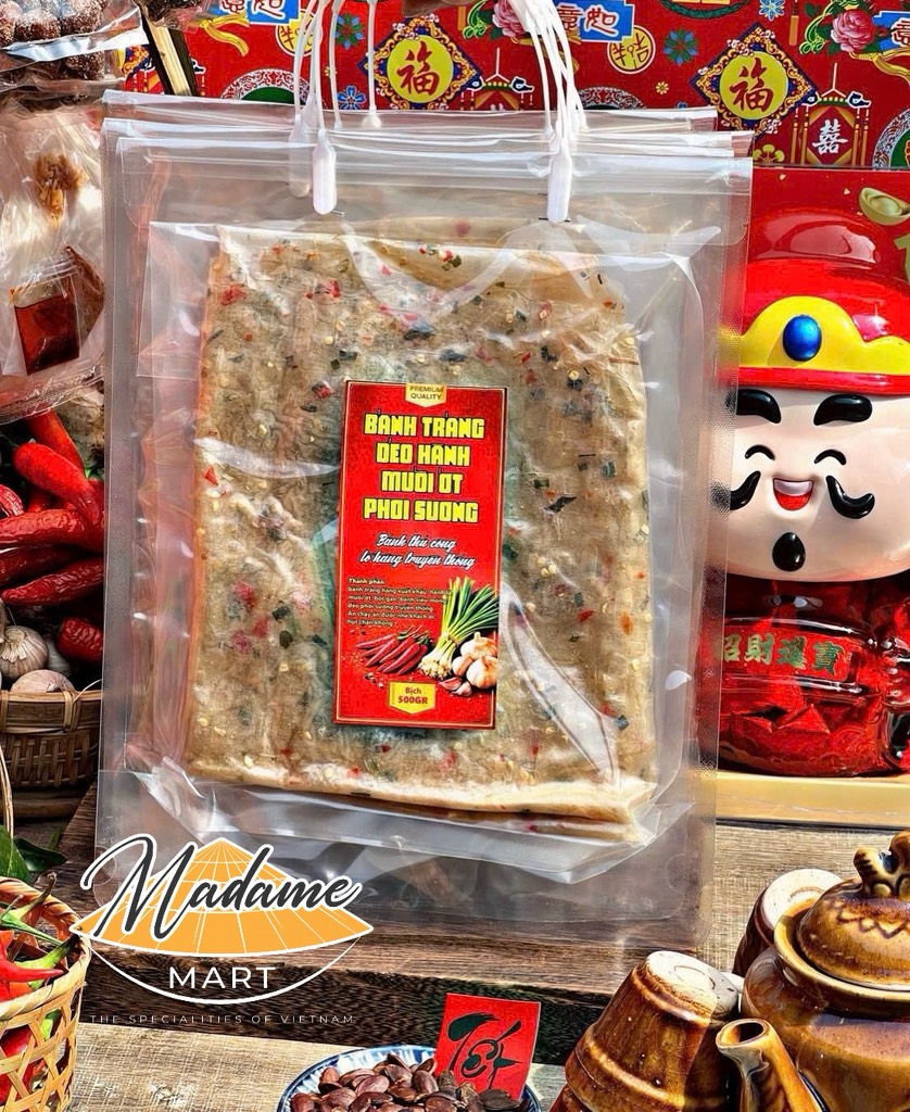 BÁNH TRÁNG DẺO HÀNH MUỐI ỚT XẤP (500G)