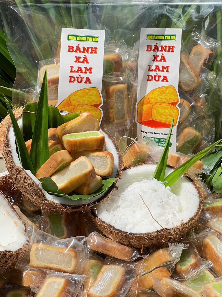 BÁNH DỪA XÀ LAM NƯỚNG