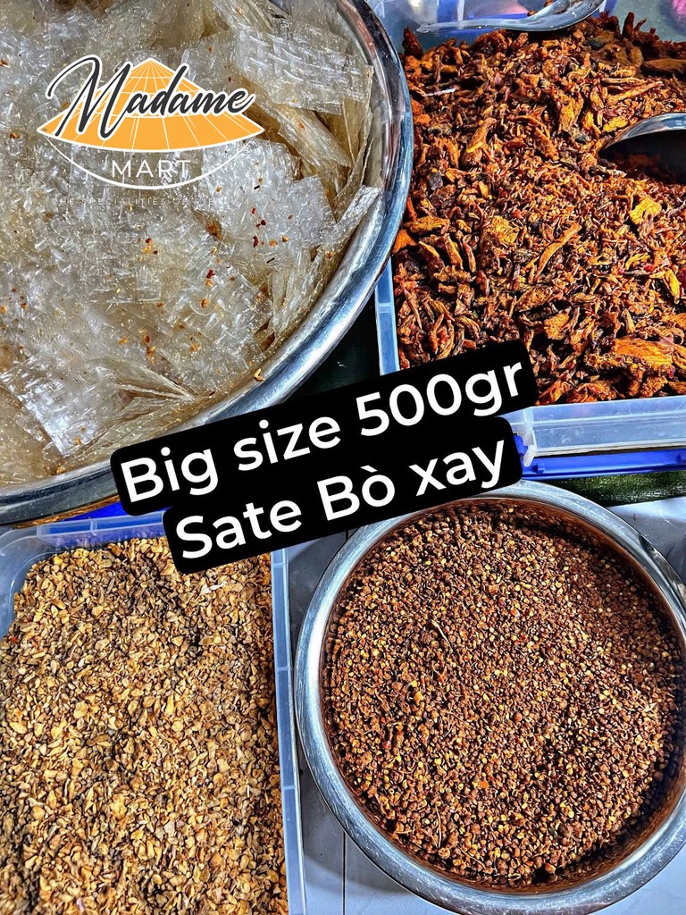 BÁNH TRÁNG SATE BÒ XAY