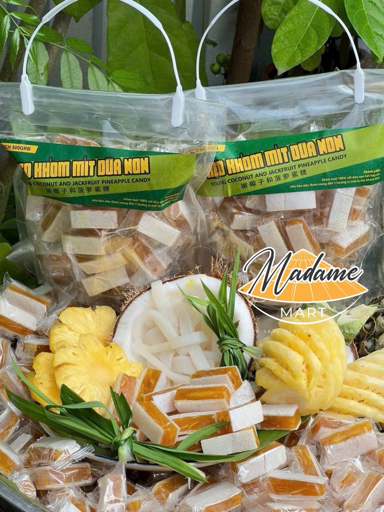 KẸO KHÓM MÍT DỪA NON BÁNH PHỒNG