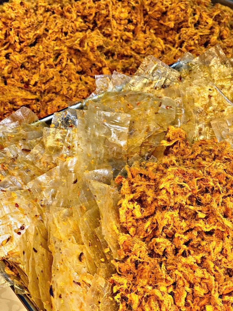 BÁNH TRÁNG CHÀ BÔNG XÙ TỎI