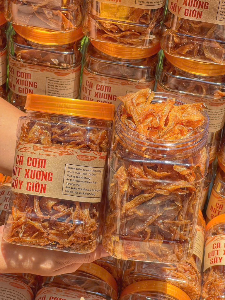 CÁ CƠM RÚT XƯƠNG SẤY GIÒN (Hũ 300G)