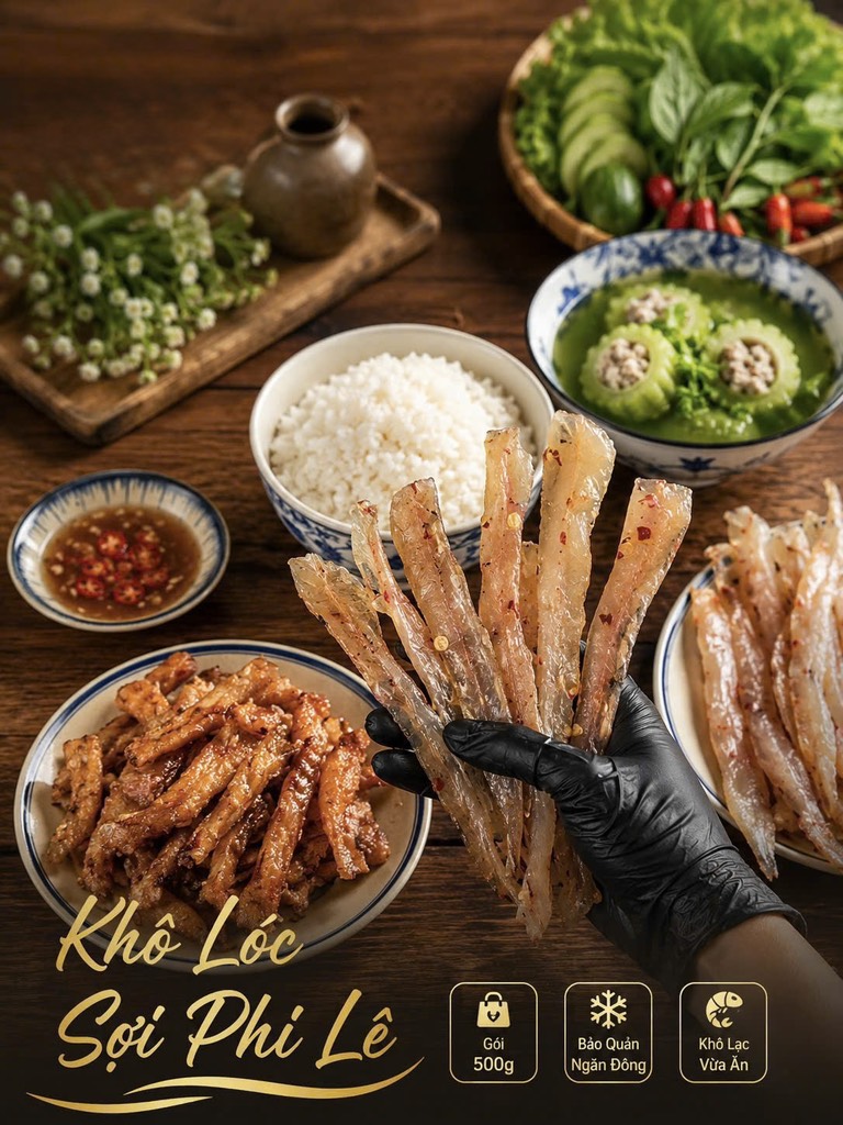 KHÔ LÓC SỢI PHI LÊ