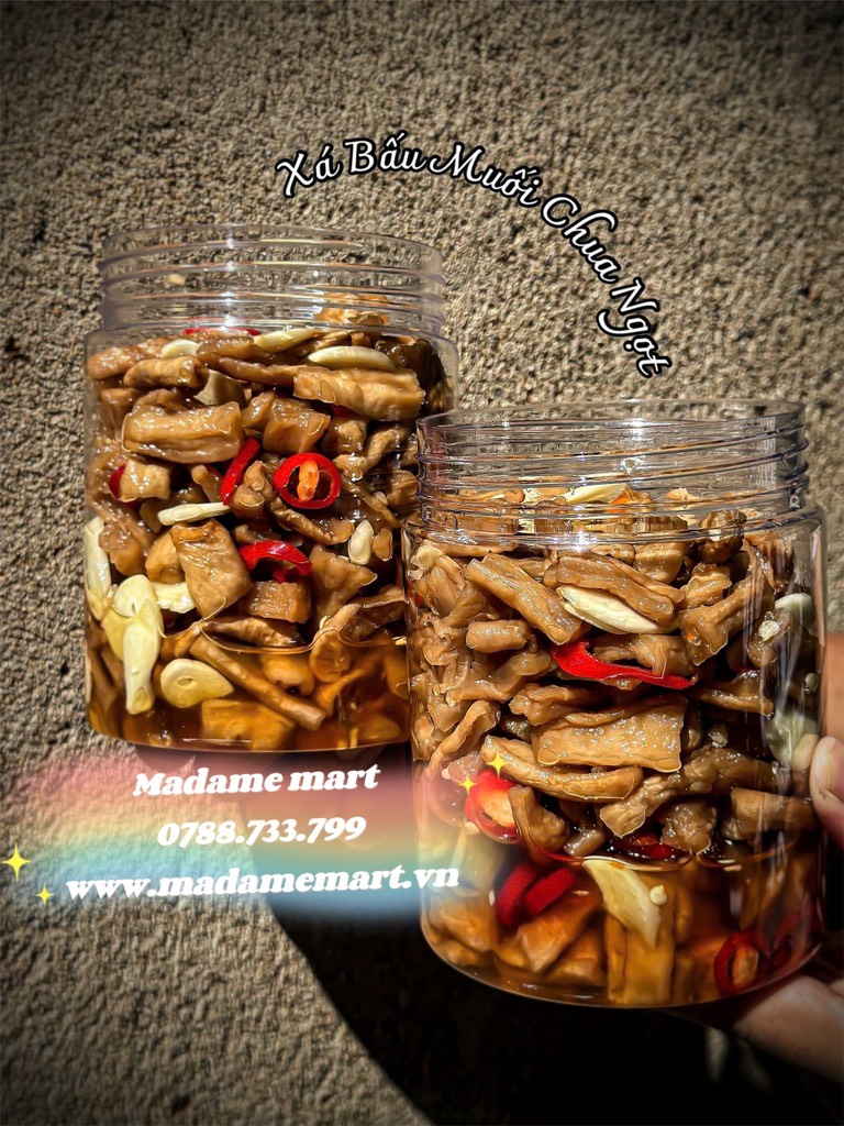 XÁ BẤU MUỐI CHUA NGỌT (Hủ 800G)