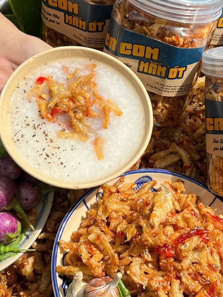 CÁ CƠM MẮM TỎI (HỦ 300G)