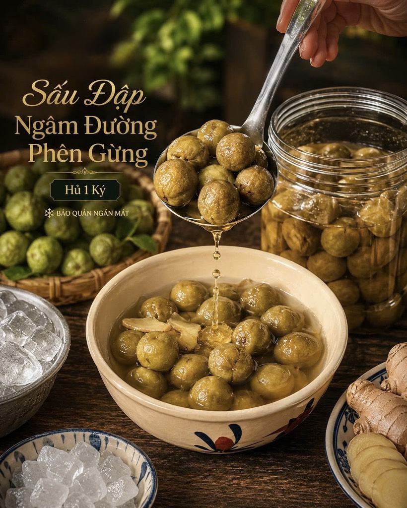 SẤU ĐẬP NGÂM ĐƯỜNG PHÈN GỪNG