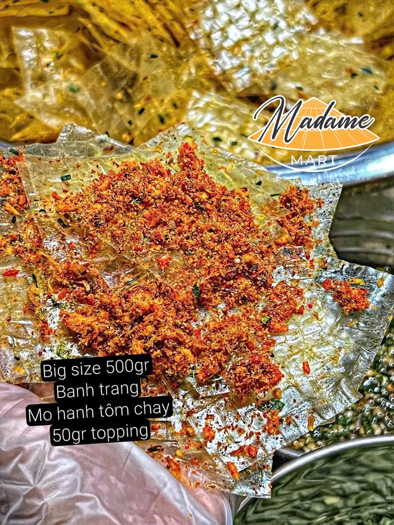 BÁNH TRÁNG MỠ HÀNH TÔM CHÁY